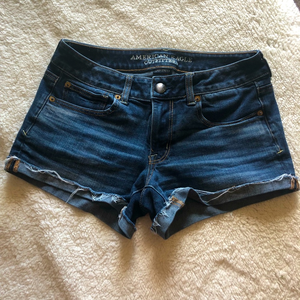 American Eagle Shortie Jean Shorts
